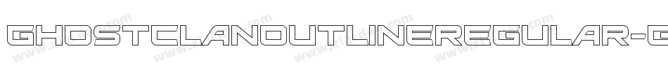 GhostClanOutlineRegular-Gm7y字体转换