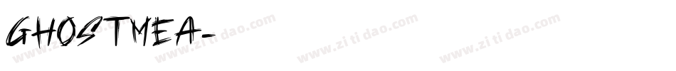 GHOSTMEA字体转换