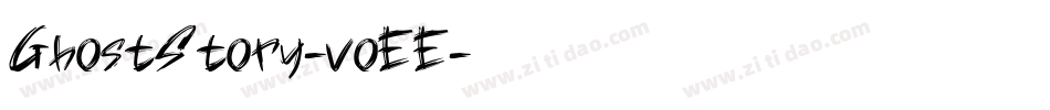 GhostStory-voEE字体转换