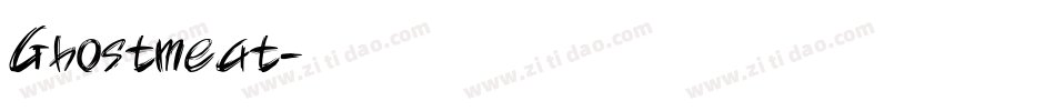 Ghostmeat字体转换