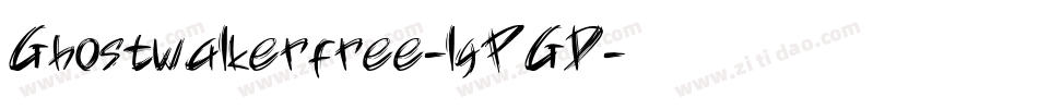 Ghostwalkerfree-lgPGD字体转换