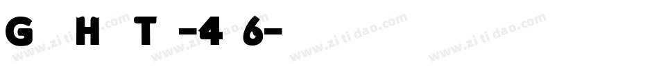 GiantHeadTwo-4an6字体转换