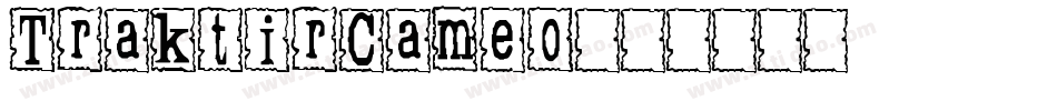 TraktirCameo字体转换