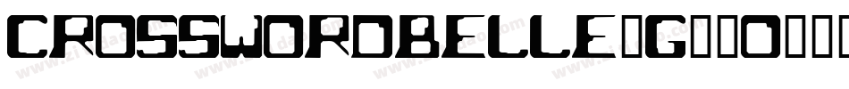 Crosswordbelle-G66O字体转换