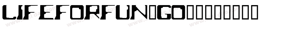 LifeForFun-go66字体转换