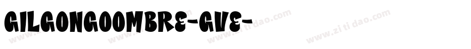 GilgongoOmbre-gvE字体转换