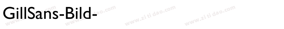 GillSans-Bild字体转换