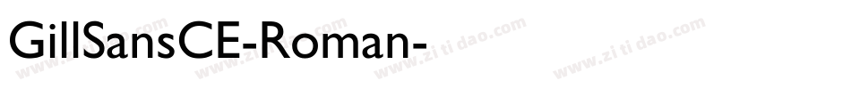 GillSansCE-Roman字体转换