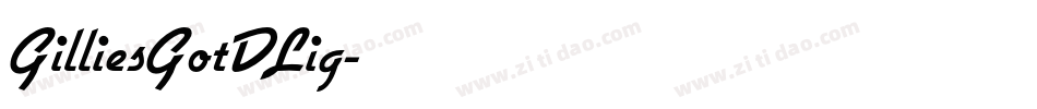 GilliesGotDLig字体转换