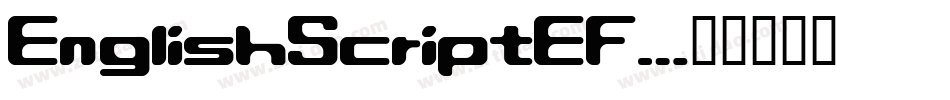 EnglishScriptEF字体转换