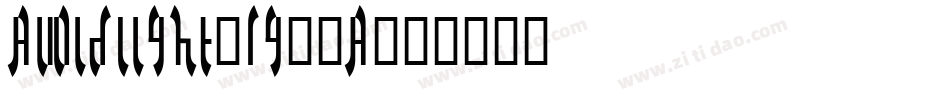 AvoidLight-rgx2A字体转换
