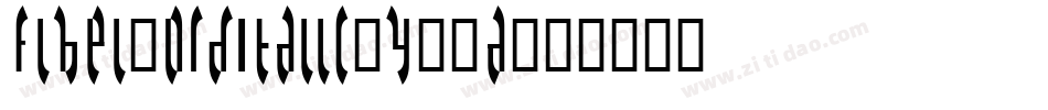 FibelNordItalic-YM2a字体转换