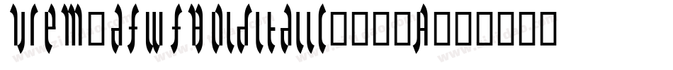 VremyafwfBolditalic-8M2A字体转换