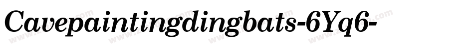Cavepaintingdingbats-6Yq6字体转换