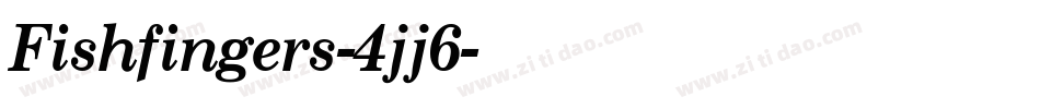 Fishfingers-4jj6字体转换