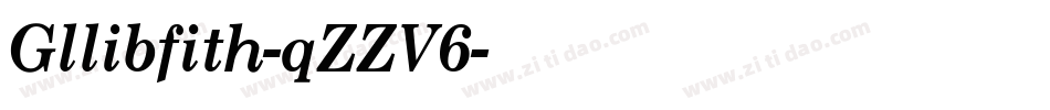 Gllibfith-qZZV6字体转换