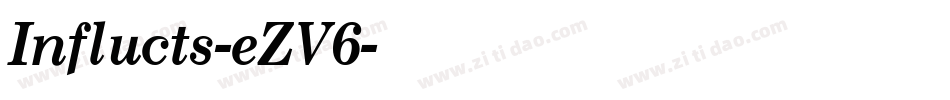 Influcts-eZV6字体转换