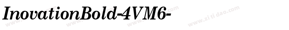 InovationBold-4VM6字体转换