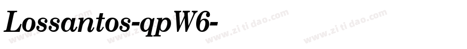 Lossantos-qpW6字体转换