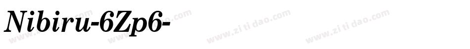 Nibiru-6Zp6字体转换