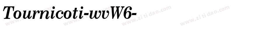 Tournicoti-wvW6字体转换