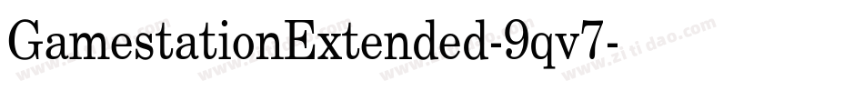 GamestationExtended-9qv7字体转换
