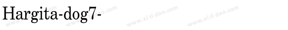 Hargita-dog7字体转换