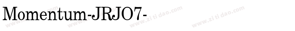Momentum-JRJO7字体转换