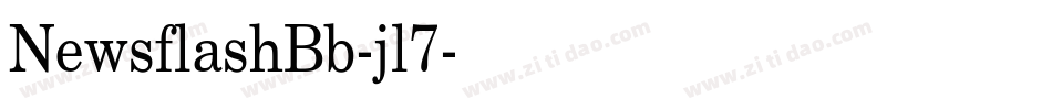 NewsflashBb-jl7字体转换