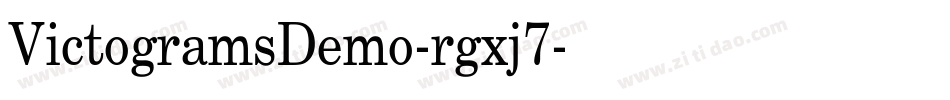 VictogramsDemo-rgxj7字体转换