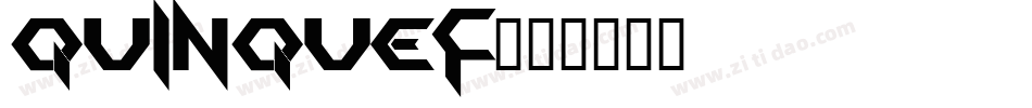 QUINQUEF字体转换