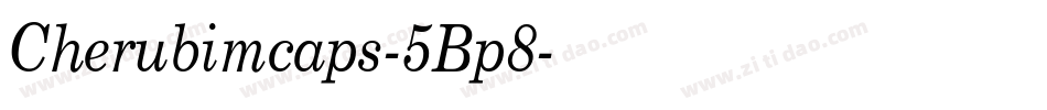 Cherubimcaps-5Bp8字体转换