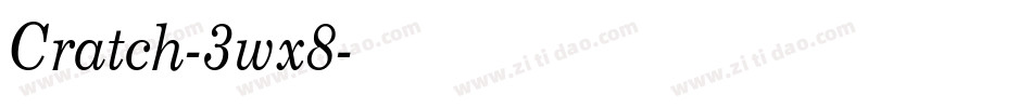 Cratch-3wx8字体转换