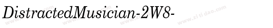 DistractedMusician-2W8字体转换