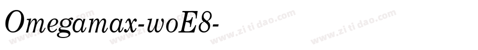 Omegamax-woE8字体转换
