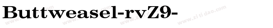 Buttweasel-rvZ9字体转换