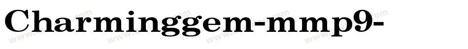 Charminggem-mmp9字体转换