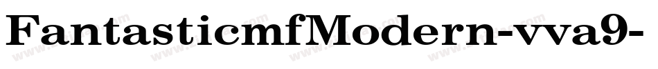 FantasticmfModern-vva9字体转换