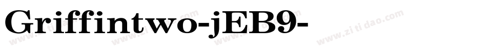 Griffintwo-jEB9字体转换