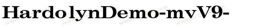 HardolynDemo-mvV9字体转换