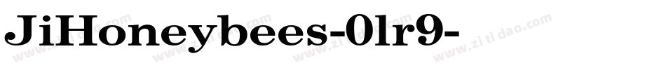 JiHoneybees-0lr9字体转换