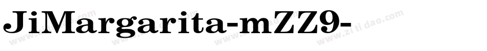 JiMargarita-mZZ9字体转换