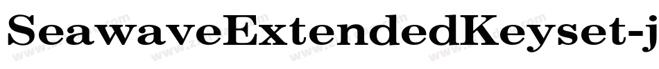 SeawaveExtendedKeyset-jrm9字体转换