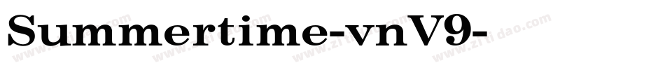 Summertime-vnV9字体转换
