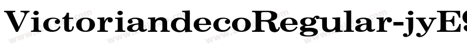 VictoriandecoRegular-jyE9字体转换