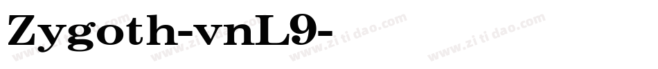 Zygoth-vnL9字体转换