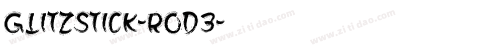 Glitzstick-Rod3字体转换