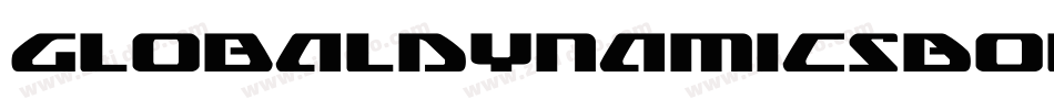 GlobalDynamicsBold-7JwV字体转换
