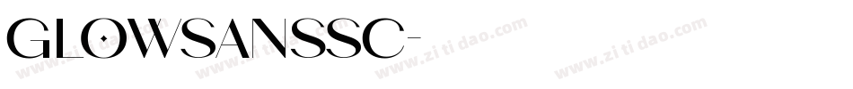 GlowSansSC字体转换
