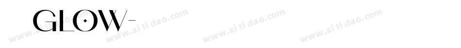 荧黑glow字体转换